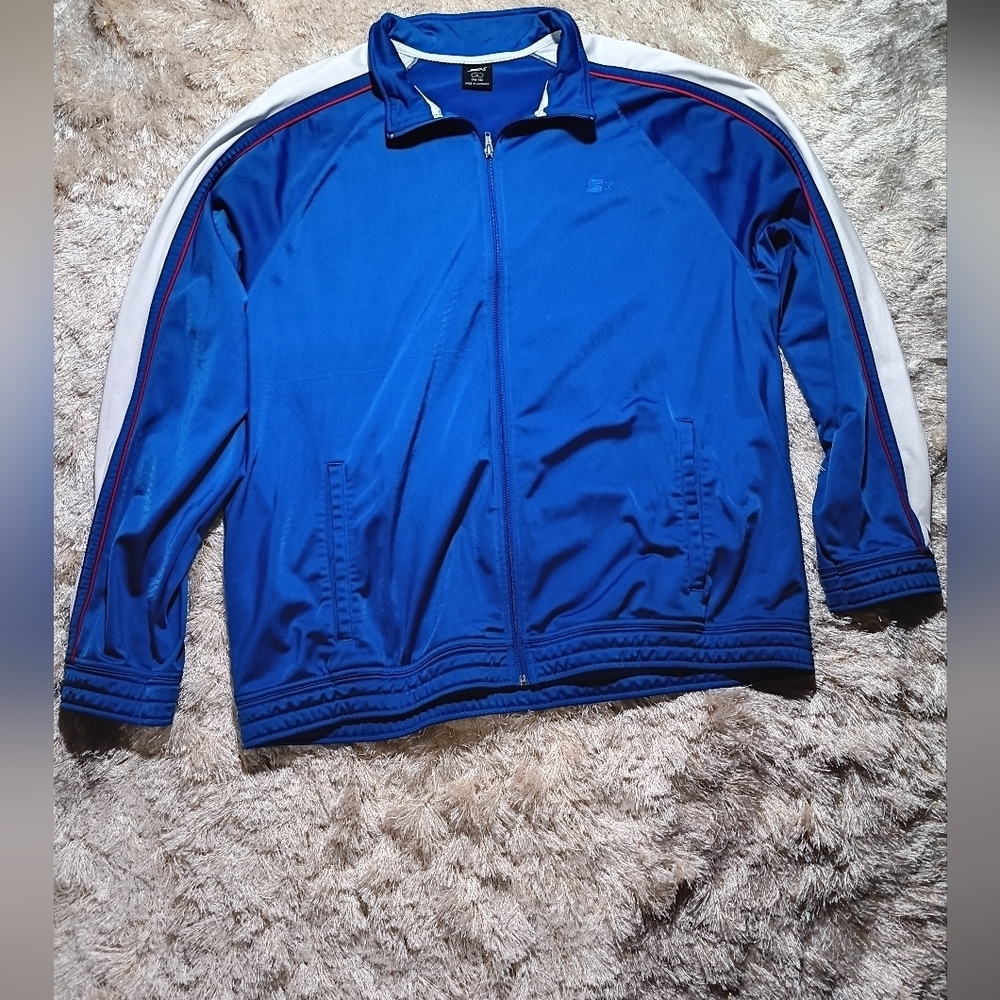 Blue Track Jacket - Picture 1 of 11
